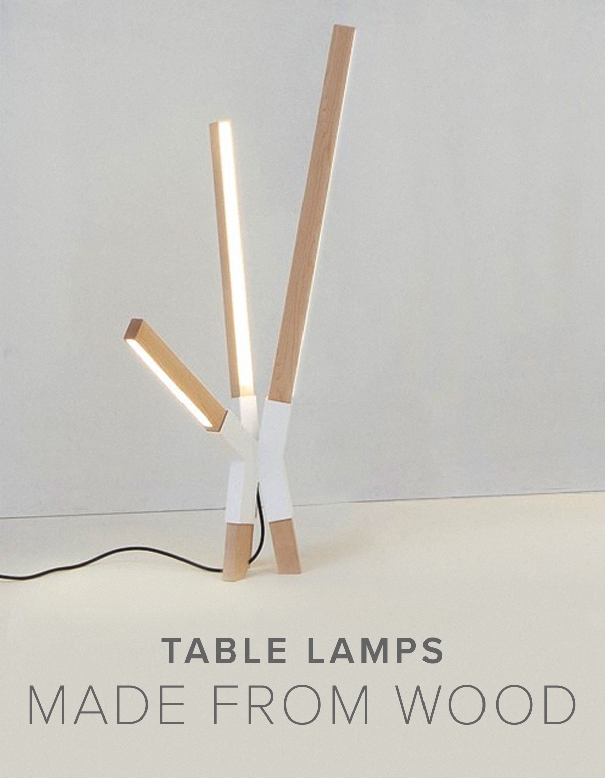 Lamps Made from Wood